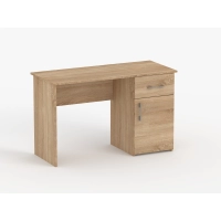 Biurko FRANEK 120 cm z szuflada SONOMA